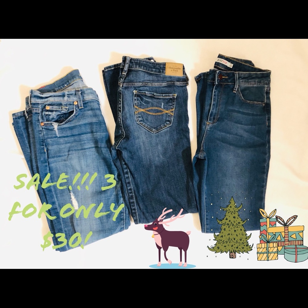 👖PRICE DROP!!!3 Jeans👖Bundle!